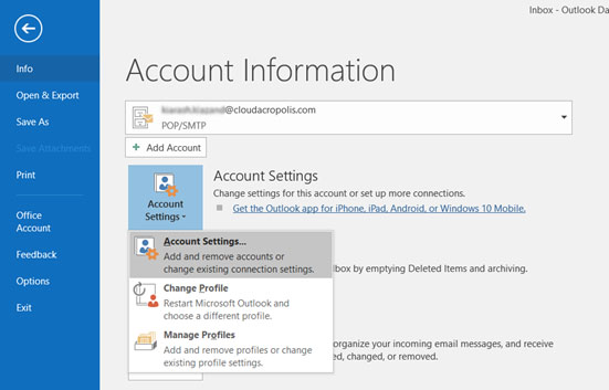 AcropolisMail-Outlook-account
